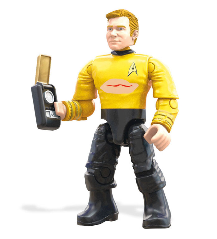 Mega Construx - Héros - Micro-figurine à assembler - Star Trek - Capitaine Kirk