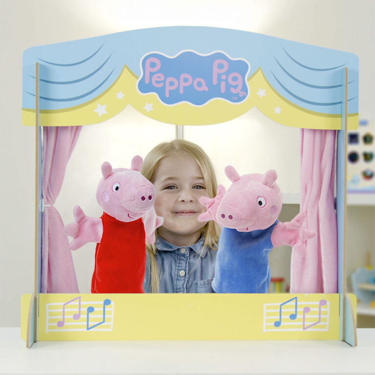 Puppets  Peppa Pig Theatre with 4 Puppets – TCG TOYS