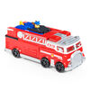PAW Patrol, True Metal Camion de pompier d'équipe en métal moulé avec voiture de Chase à l'échelle 1:55