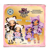 Poupée douce Na Na Na Surprise Family, ensemble de 3 poupées avec 2 poupées-mannequins et 1 animal - Lavender Kitty