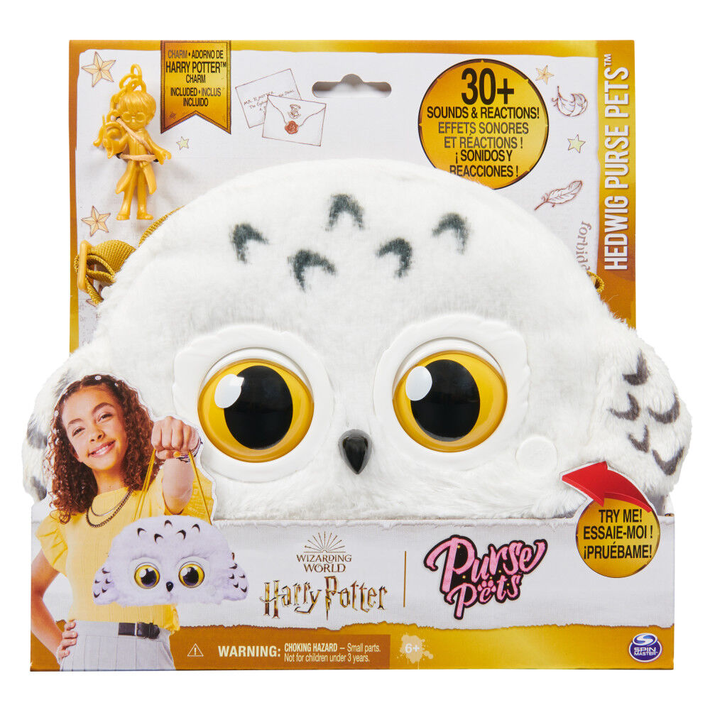 Wizarding World Harry Potter Hedwig Purse Pets Interactive Pet Toy and Shoulder Bag