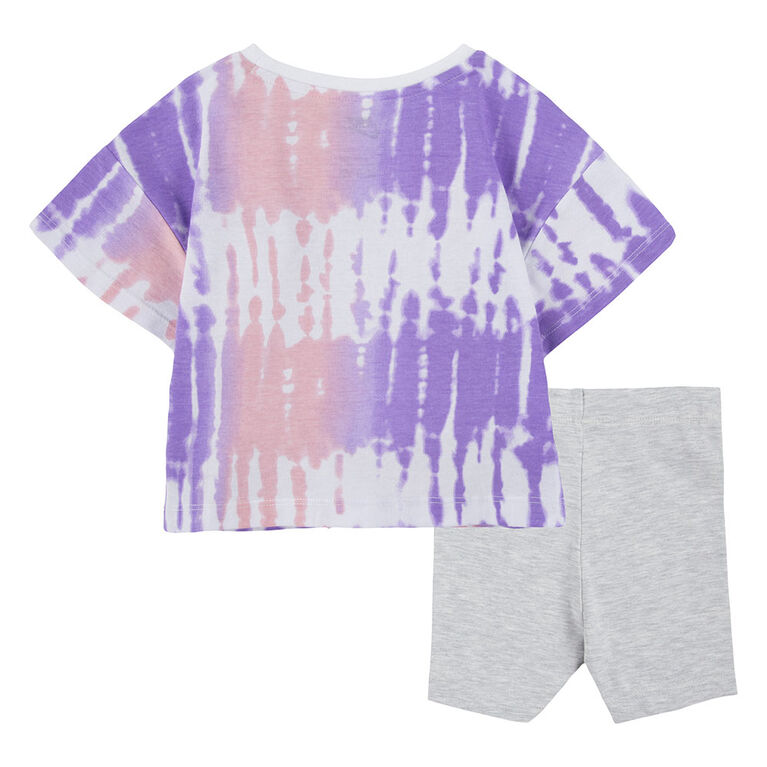 Nike T-shirt and Short Set - Grey - Size 2T