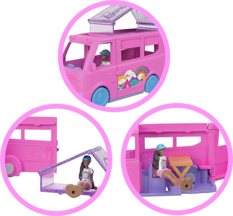Barbie Mini Barbie Land Collectible Playsets with 1.5-Inch Doll and Interactive Play Areas for Storytelling Fun