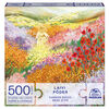 Spin Master Puzzles, Summer Breeze 500-Piece Jigsaw Puzzle Artist Laivi Põder Floral Landscape Art with Poster