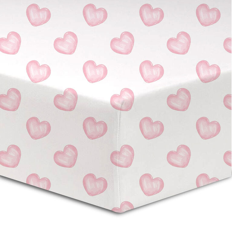 Koala Baby - Drap de lit de bébé en jersey - Rose