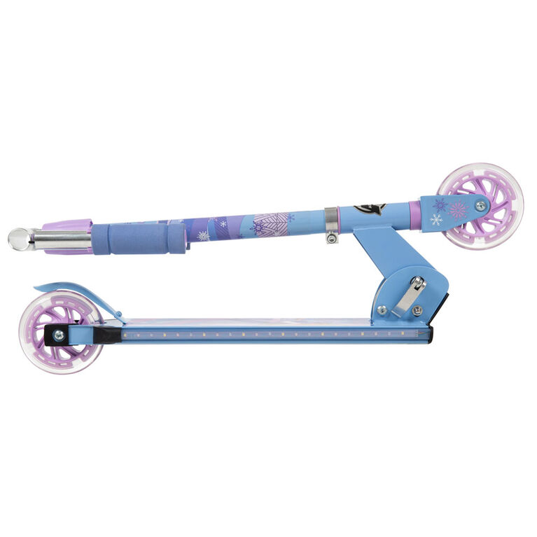 Disney Frozen II Electro-Light Inline Scooter for Girls by Huffy