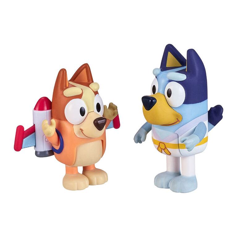 Bluey Figure 2Pack Action Hero Bluey and Bingo