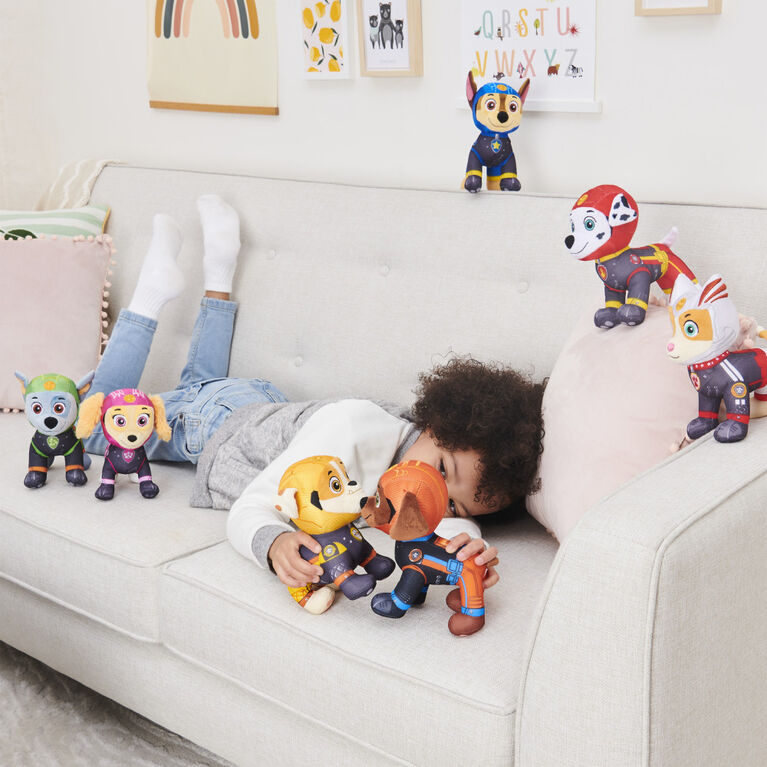 PAW Patrol, Moto Pups Rubble, Stuffed Animal Plush Toy, 8-inch