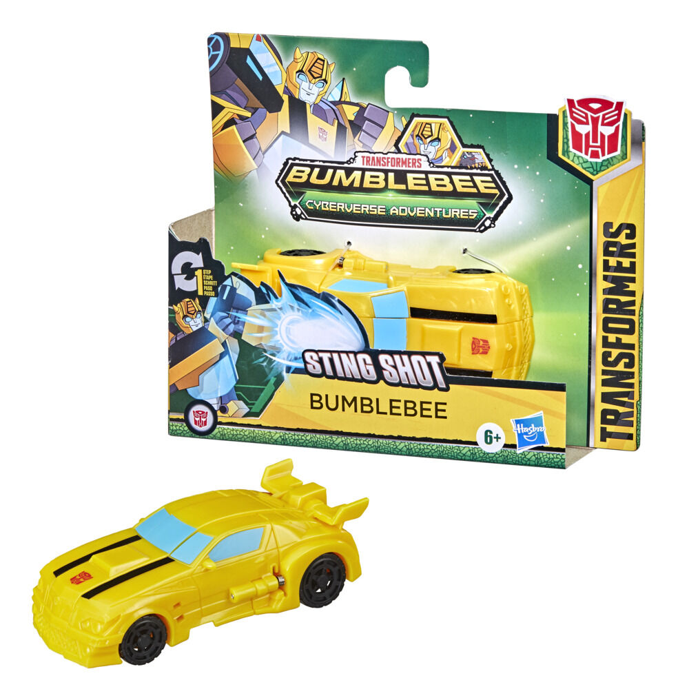 Transformers Cyberverse Action Attackers 1 Step Changer Bumblebee Action Figure Toy
