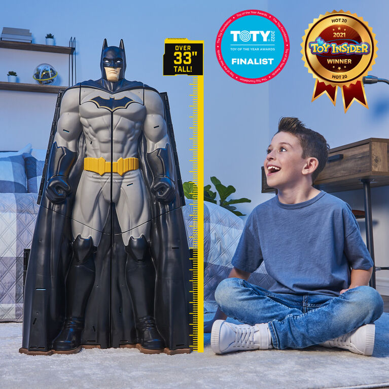 Batman, Bat-Tech Batcave, Giant Transforming Playset with Exclusive 4" Batman Figure and Accessories