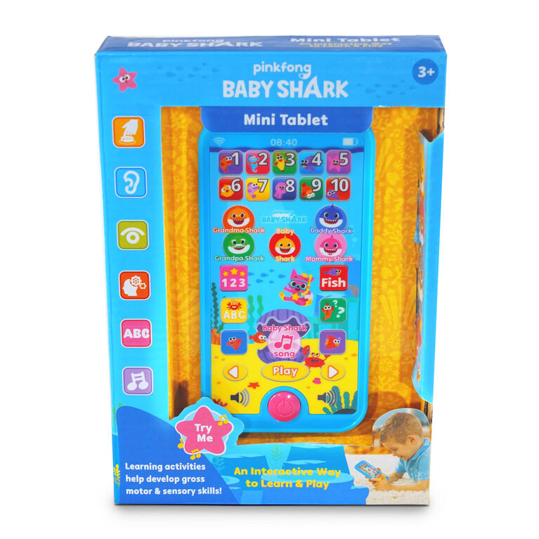 Pinkfong Baby Shark -  Petite Tablette - Jouet préscolaire éducatif - Édition anglaise