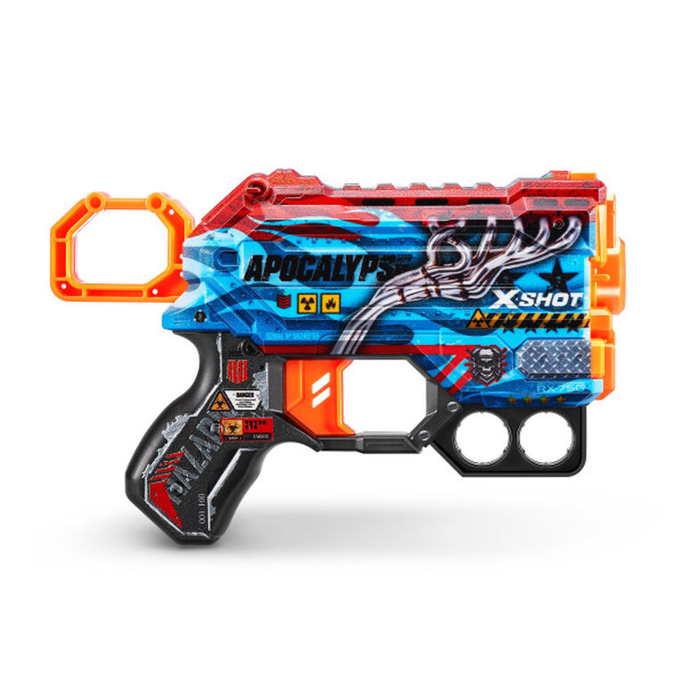 Zuru X-Shot Skins Menace Dart Blaster - Apocalypse (8 fléchettes)