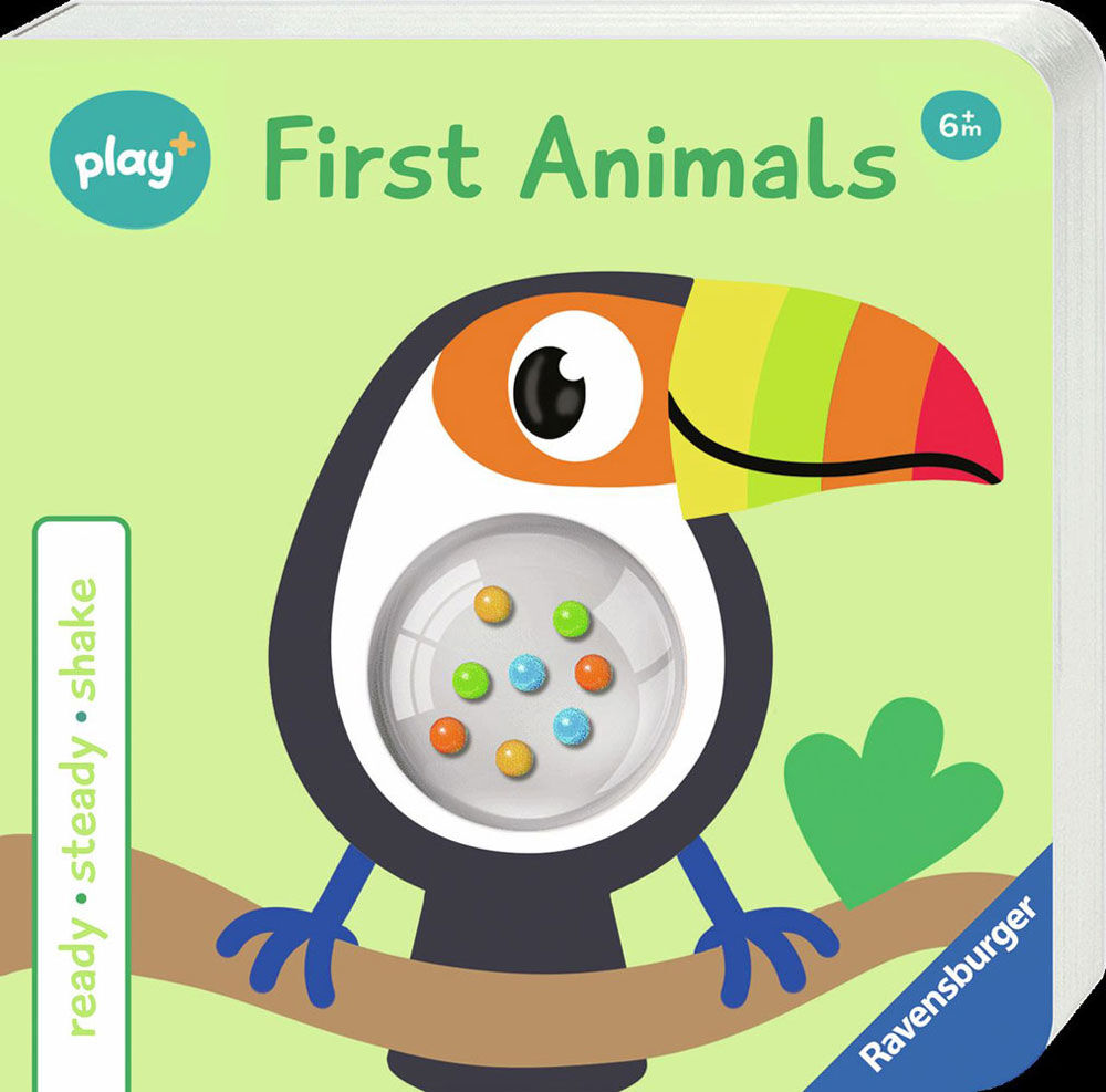 Ravensburger Play+ Infant & Toddler - Ready, Steady, Shake: First Animals - English Edition