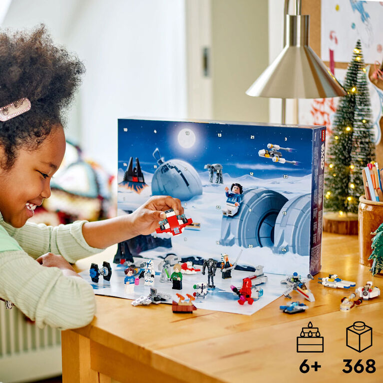 LEGO Star Wars Le calendrier de l'Avent 2024 Jouet de construction 75395