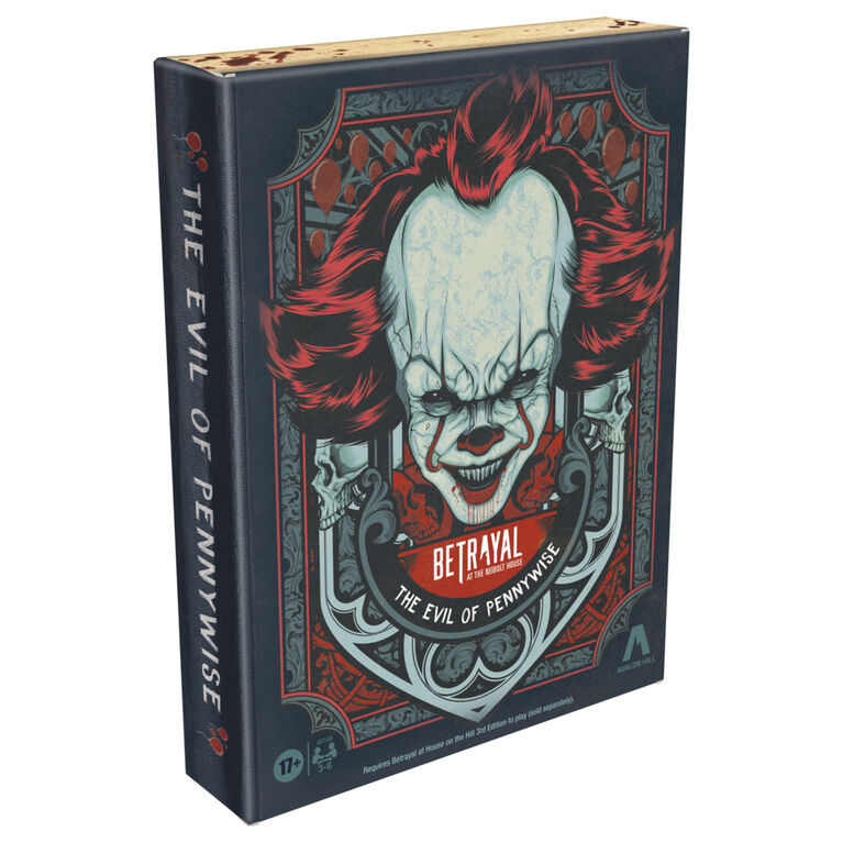 Avalon Hill Betrayal at the Neibolt House: The Evil of Pennywise, extension de jeu (n&eacute;cessite Betrayal at House on the Hill 3e &eacute;dition) - &Eacute;dition anglaise