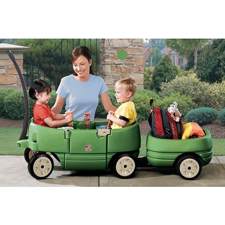 Step2 Chariot Pour Deux Avec Remorque Notre Exclusivite Toys R Us Canada Step2 Chariot Pour Deux Avec Remorque Notre Exclusivite Toys R Us Canada