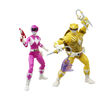 Power Rangers X Teenage Mutant Ninja Turtles Michelangelo Yellow Ranger and April O'Neil Pink Ranger