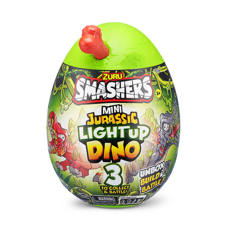 Smashers Mini Jurassic Light Up Dino Egg by ZURU