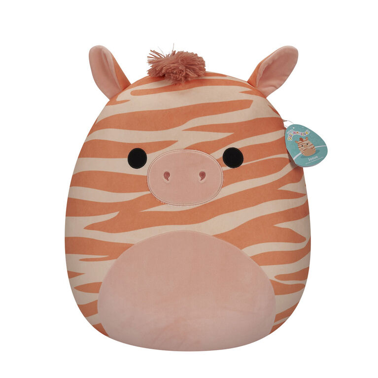 Squishmallows 14" - Josue Peach Zebra