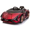 KidsVip 12V Kids & Toddlers 4WD Lamborghini Sian Ride on Car w/Remote Control - Red