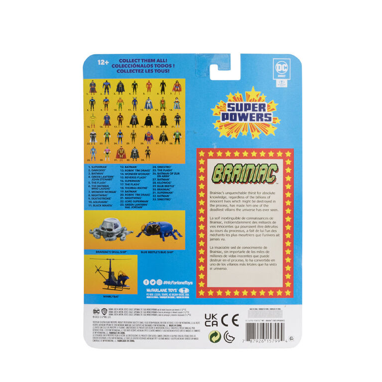 DC Super Powers 5" Figure Wave 7 Brainiac Toys R Us Canada