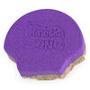 Kinetic Sand, Seashell Container with 4.5oz Neon Purple and Kinetic Beach Sand