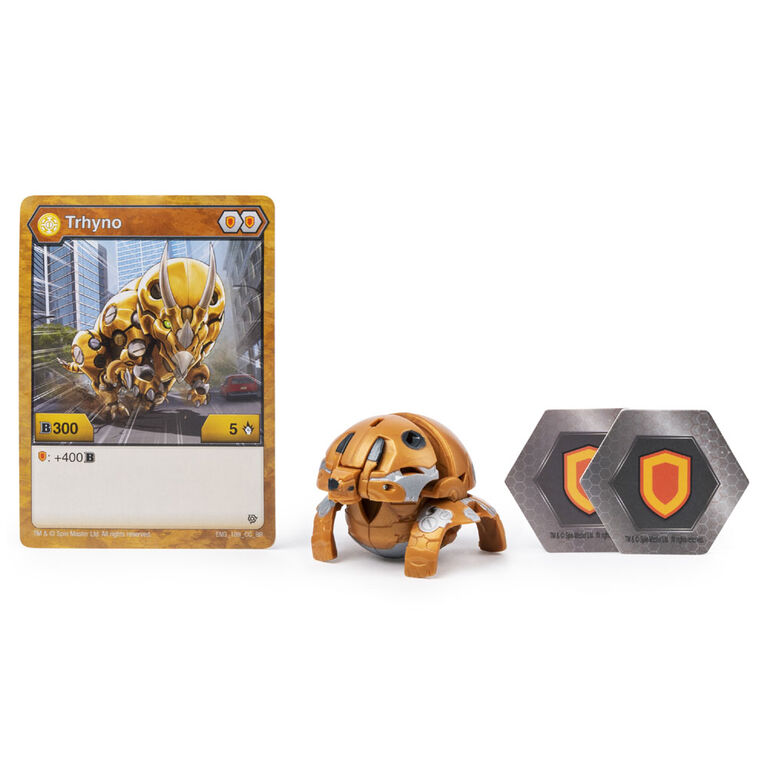 Bakugan, Tryhno, 2-inch Tall Collectible Action Figure and Trading Card