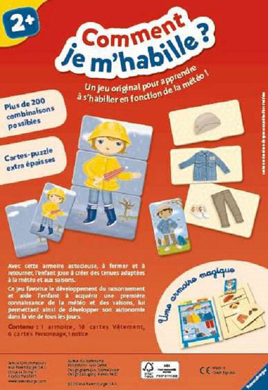 Ravensburger! How do I dress? Game - French Edition