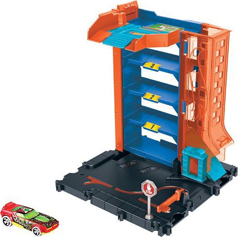 Hot Wheels City Downtown Car Park Playset