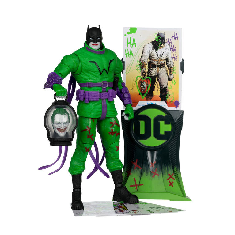 DC Multiverse Batman (Jokerized) (Last Knight on Earth) Gold Label 7" Action Figure