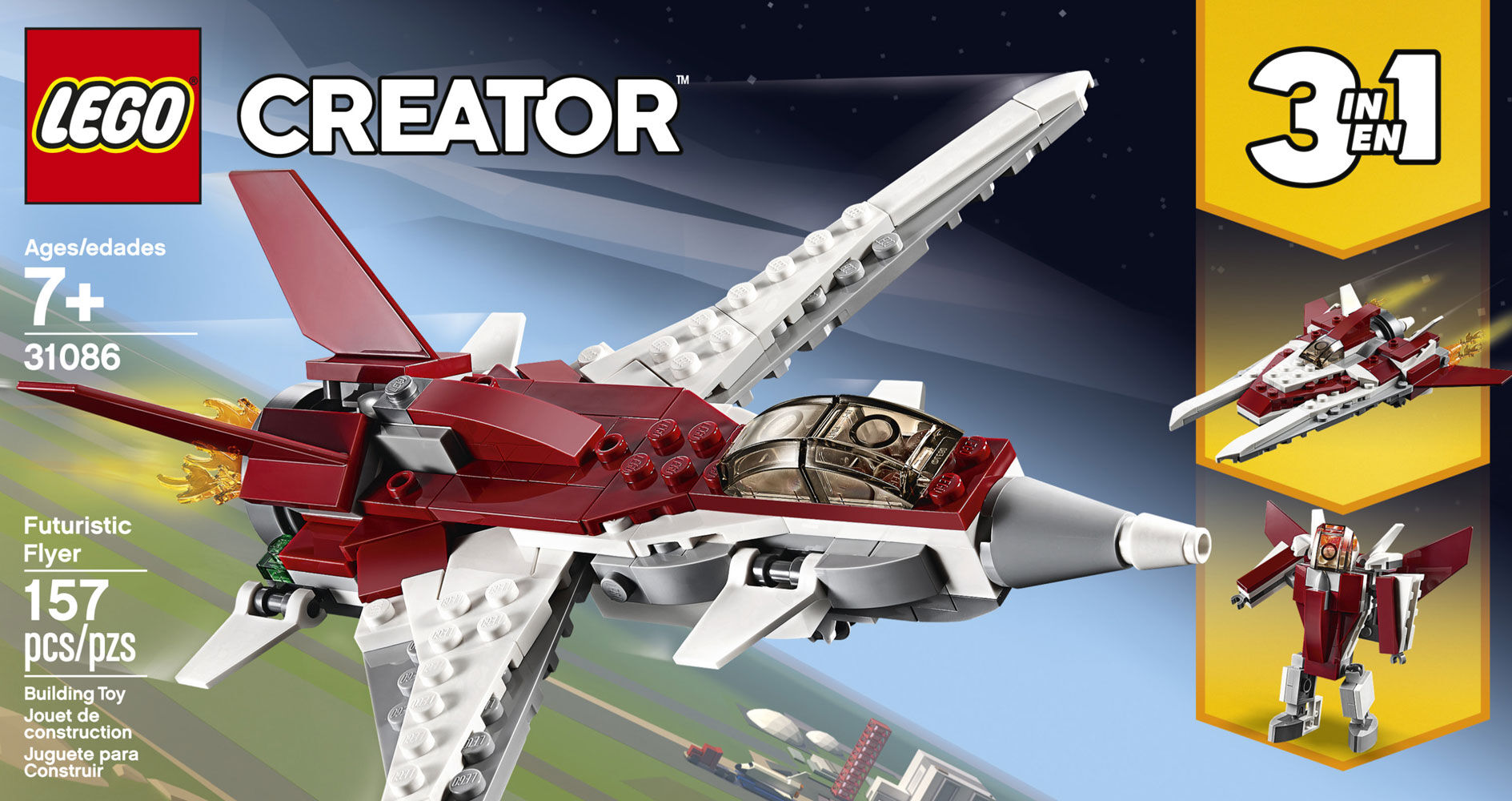 Lego creator futuristic flyer 31086 online