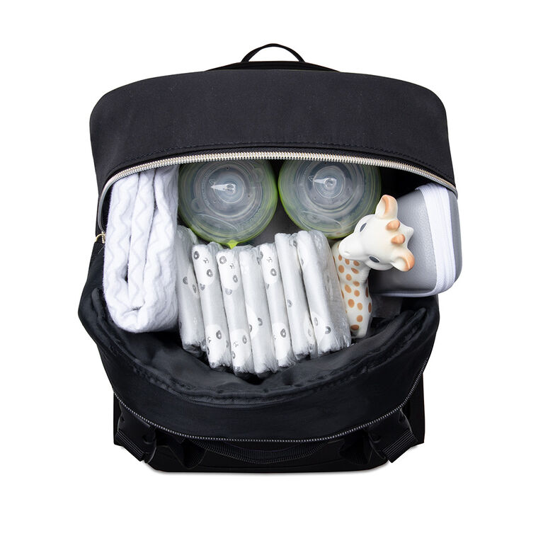Sac a couches avec bretelles Meghan de Fisher-Price - Noir et brun clair