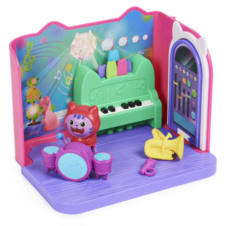 Gabby's Dollhouse, Groovy Music Room with Daniel James Catnip Figure