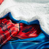Marvel Spiderman Sherpa Throw Blanket, 60 x 80 inches