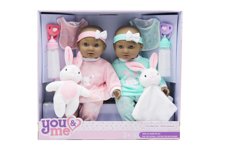 You & Me-14" Twins Baby Set - R Exclusive