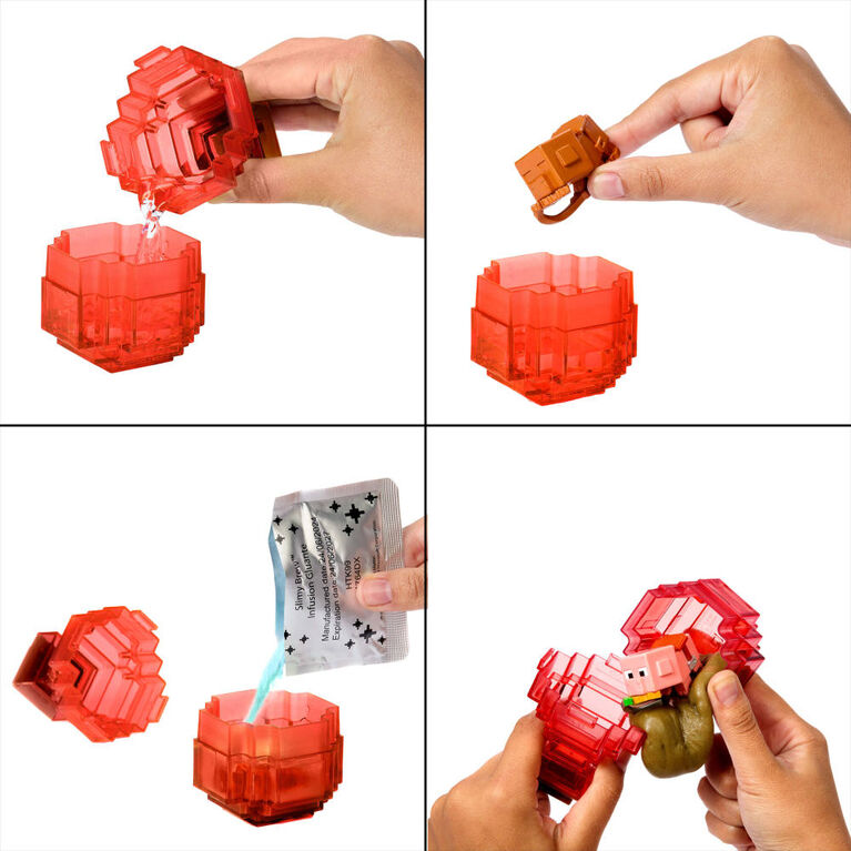 Minecraft Mini Mode Potion Brewing Action Figures with Color Reveal (Characters May Vary)