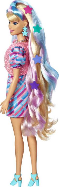 Barbie -Ultra Chevelure - Poupée à thème d'étoiles, cheveux 21,59cm