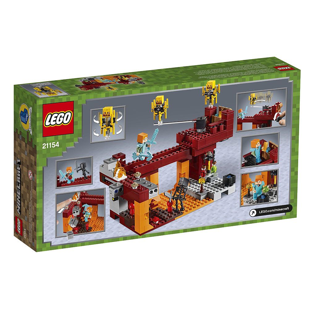 Lego minecraft the blaze bridge playset 2025