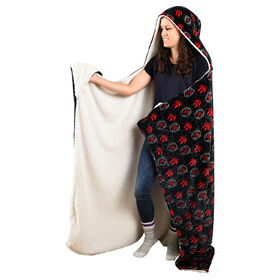 NBA Toronto Raptors Hooded Wearable Throw Blanket, 50" x 70"