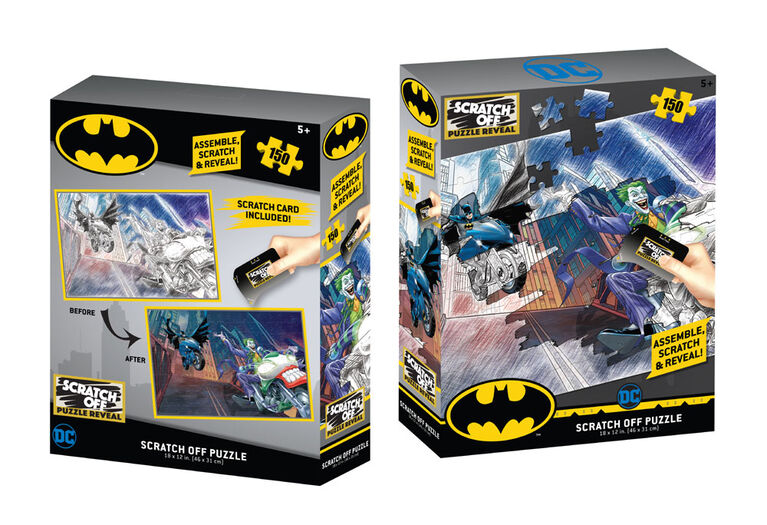 Scratch Off: DC Universe- Batman et Joker Scratch Puzzle 150 p