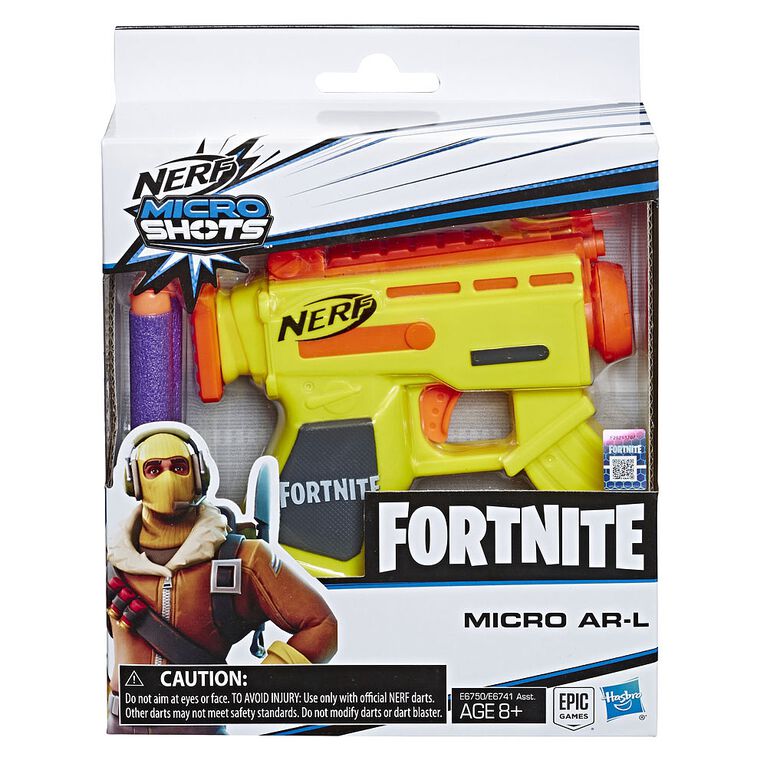Blaster Fortnite Micro AR-L Nerf MicroShots