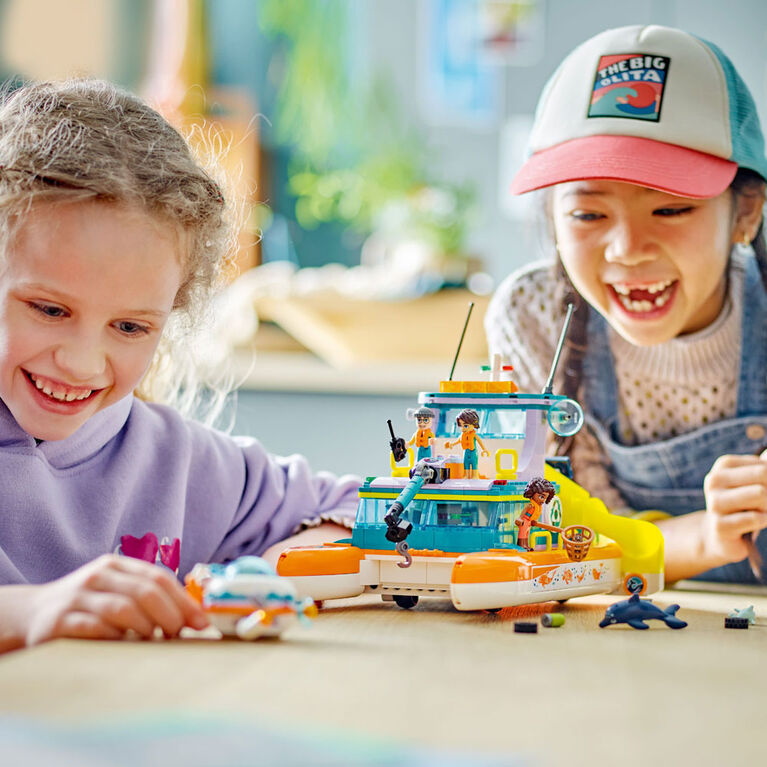 LEGO Friends Sea Rescue Boat 41734 Building Toy Set (717 Pieces)