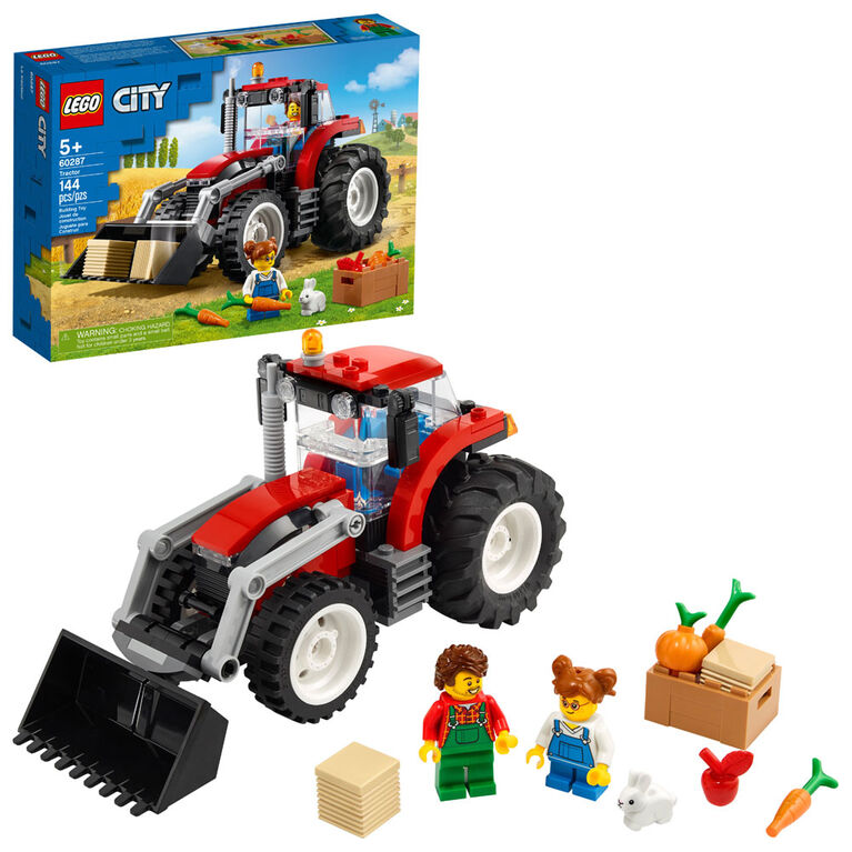 LEGO City Great Vehicles Tractor 60287 (148 pieces)