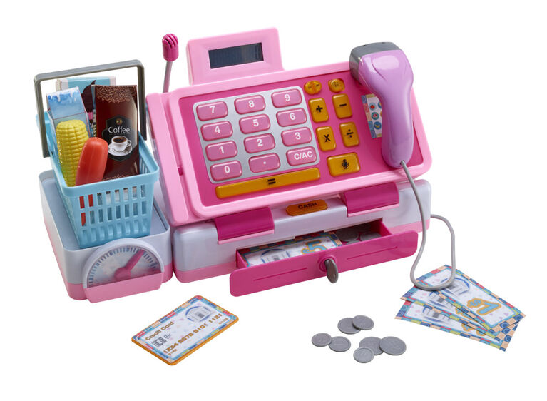 Just Like Home - Talking Cash Register - Pink - English Edition