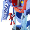 Marvel Spidey and His Amazing Friends Web-Quarters Playset With Lights and Sounds