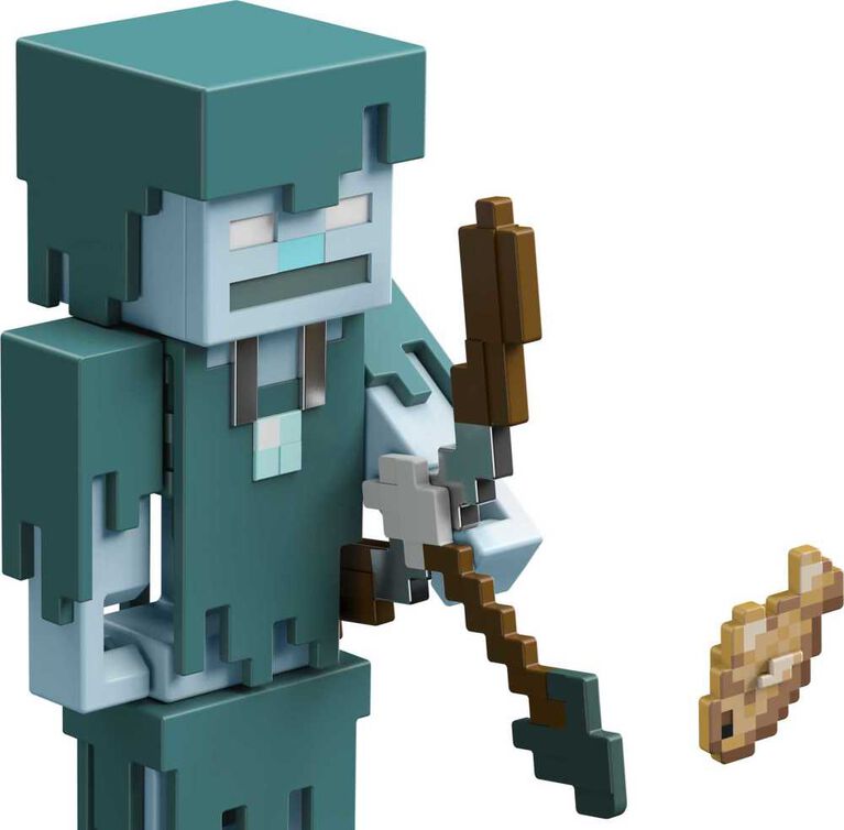 Minecraft Craft-a-Block 2-Pk Assortment Figures, Character Figures Based on the Video Game