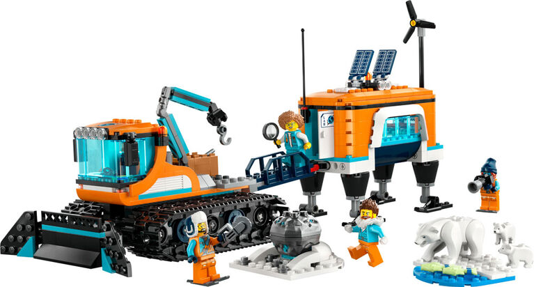 LEGO City Arctic Explorer Truck and Mobile Lab 60378 Building Toy Set (489 Pieces)