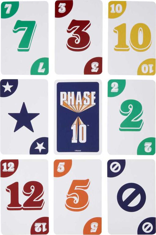 Phase 10 Édition 40 eanniversaire, jeu de style rami, 7 ans et plus