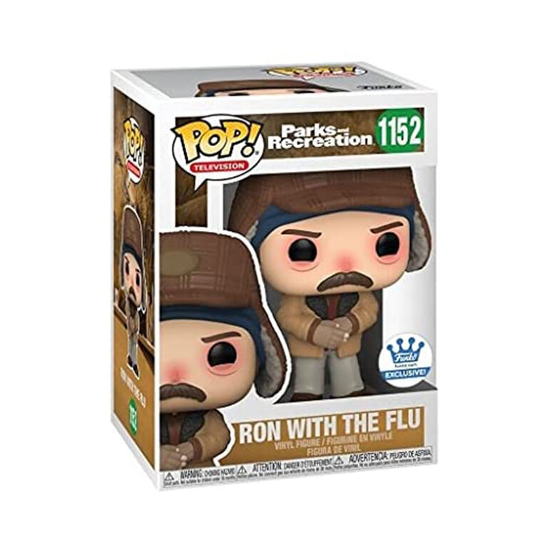 Figurine en vinyl Ron with Flu  par Funko POP! Parks and Recreation - Notre exclusivité