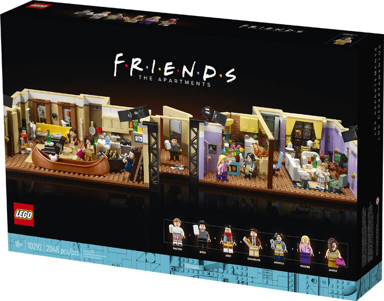 LEGO Les appartements de Friends 10292 Ensemble de construction (2 048  pièces)